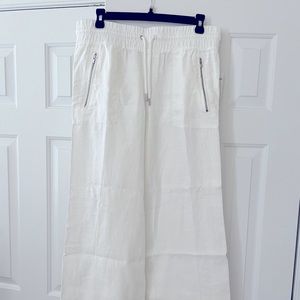 Athleta Cabo Linen Wide Leg Pant